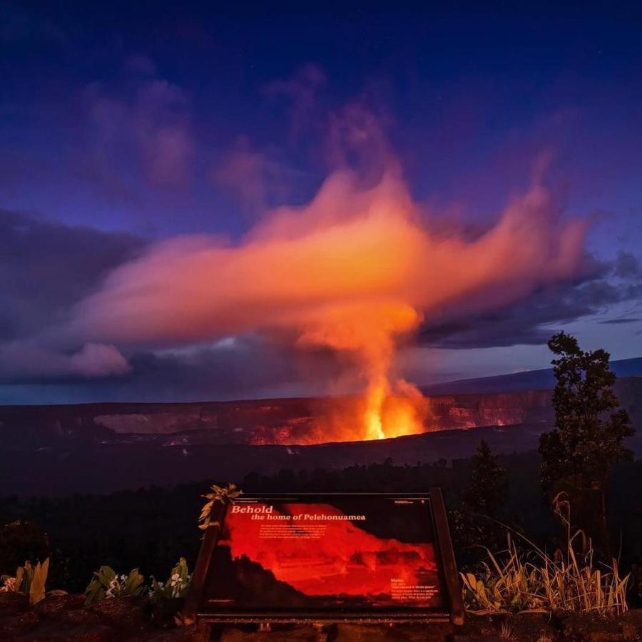 Caldera- Hale Kumu La'Au At Volcano Exterior foto